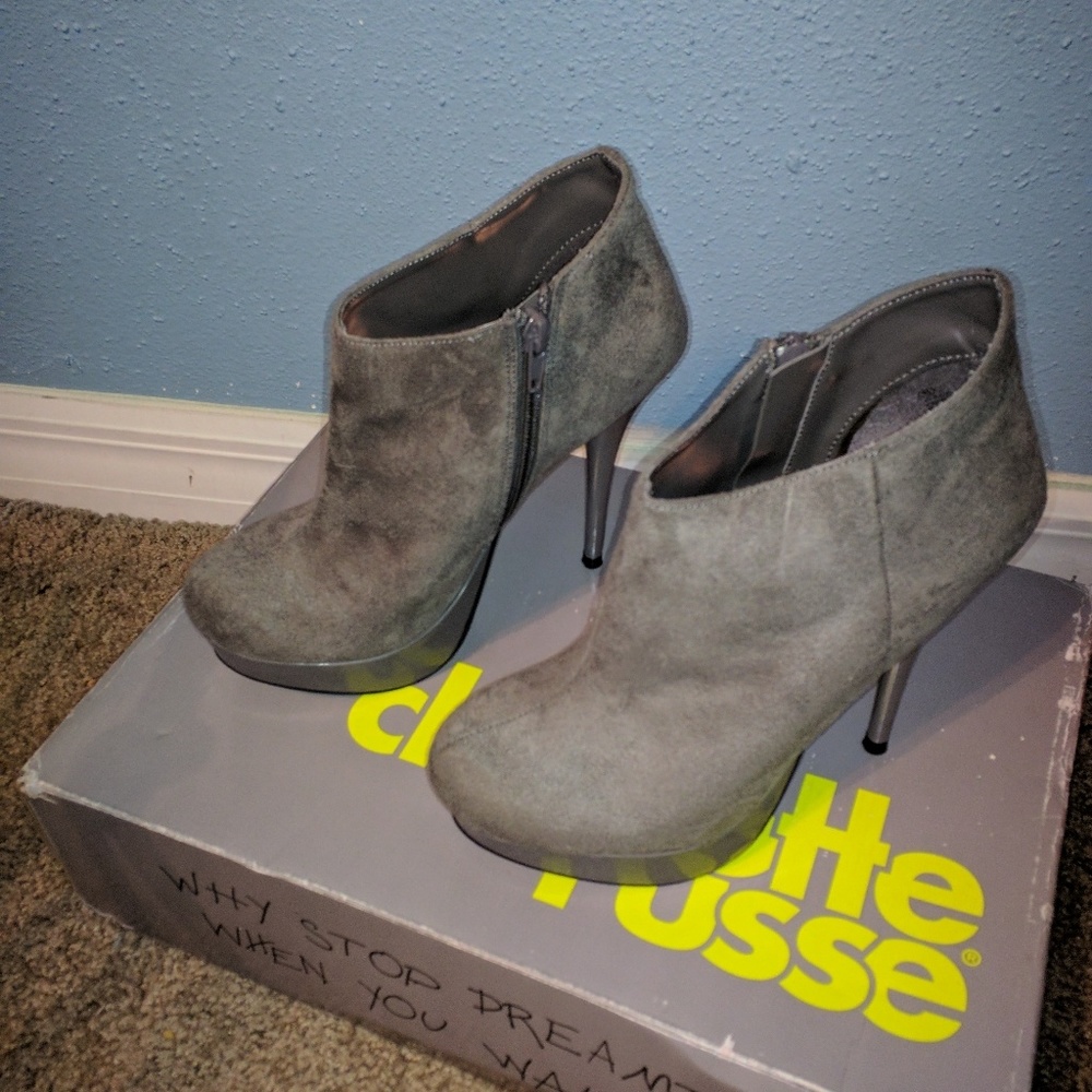 Grey booties